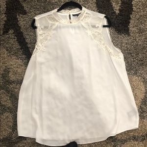 Lace high neck blouse